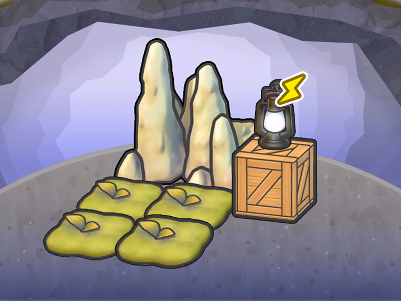 Rochers blancs inquiétants