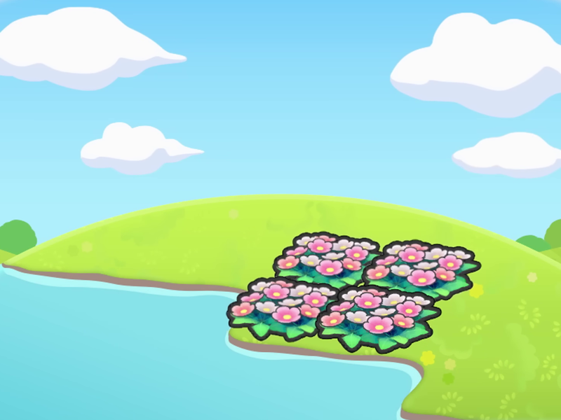 Parterre de fleurs riveraines