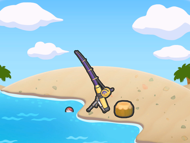 Coin de pêche marin