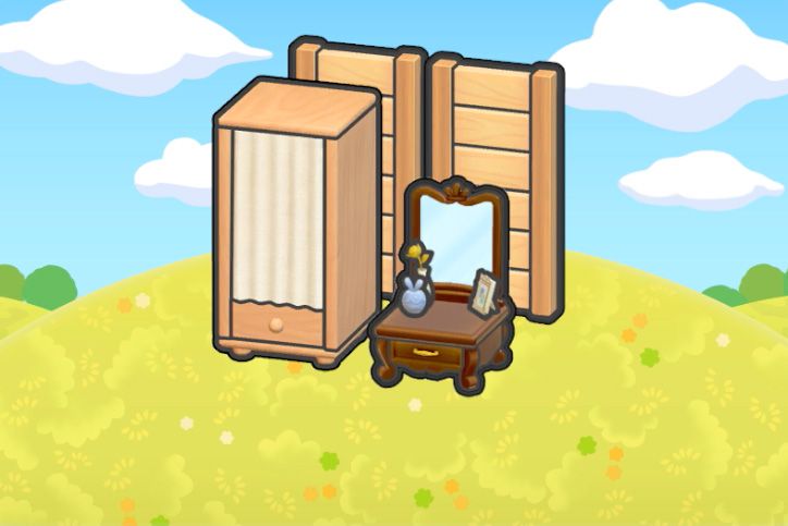 Coiffeuse à l'abri des regards